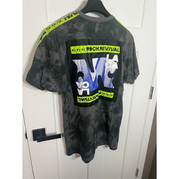 NEW Rock Revival Buckle Mens Short Sleeve T Shirt Tee Size M Medium Grunge - Picture 5 of 8